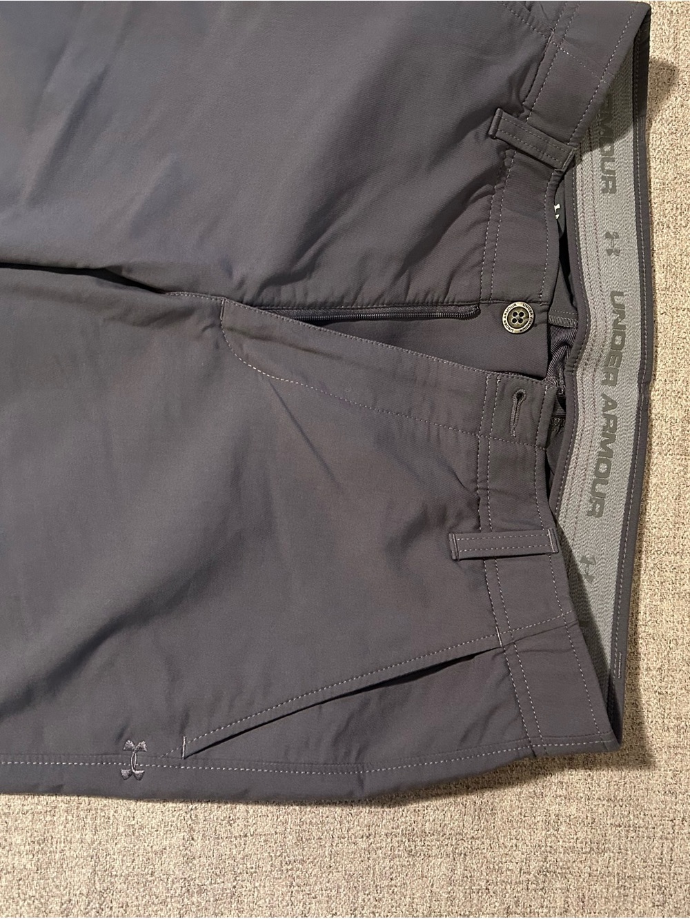 Under Armour Men's Charcoal Gray Chinos